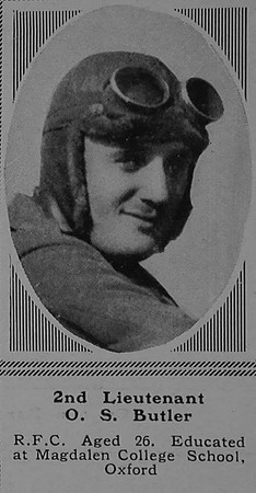 Butler O S 2nd Lt Royal Flying Corps The sphere 21st Oct 1916