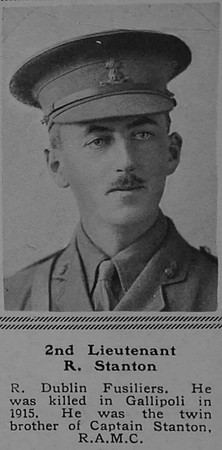 Stanton R 2nd Lt 6th Royal Dublin Fusiliers The Sphere 21st Oct 1916