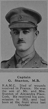 Stanton G Captain Royal Army Medical Corps The Sphere 21st Oct 1916