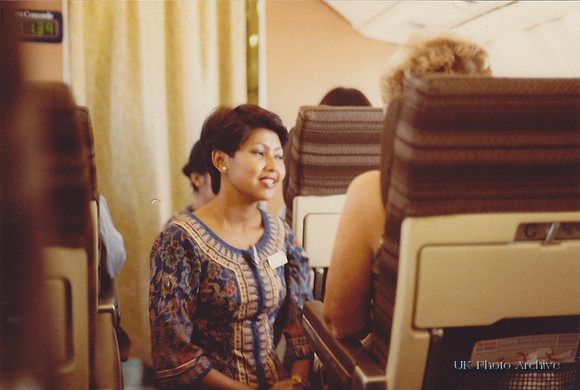 Singapore Airlines Air Hostess On Concorde 1979 Photo No 1