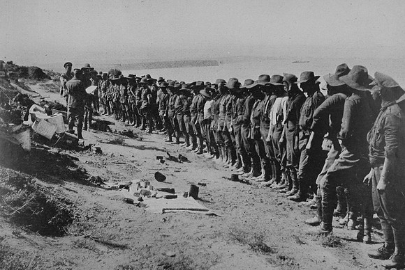A Roll Call Of The Australians On The Beach Near Gaba Tepe