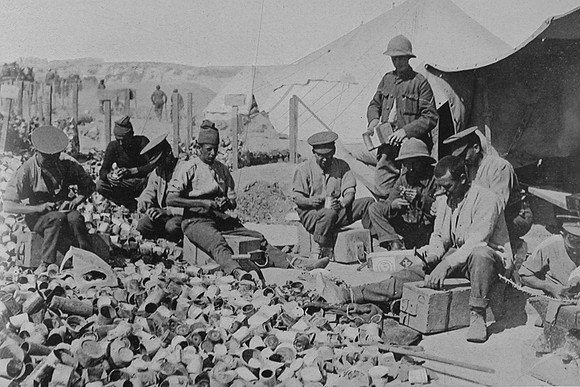 At Work Making Bombs On The  Gallipoli Peninsula