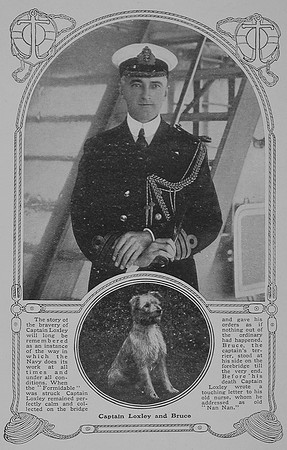 Loxley Captain HMS Formidable RN Sphere 16th Jan 1915