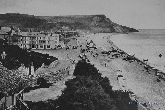 The Sea Front At Seaton 1920s