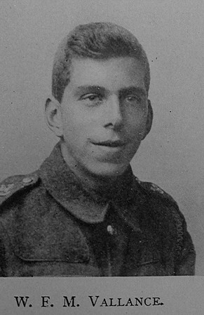 Vallance W F M Pte 59427 12th Royal Scots