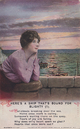 Bamforth's There's A Ship That's Bound For Blighty 1