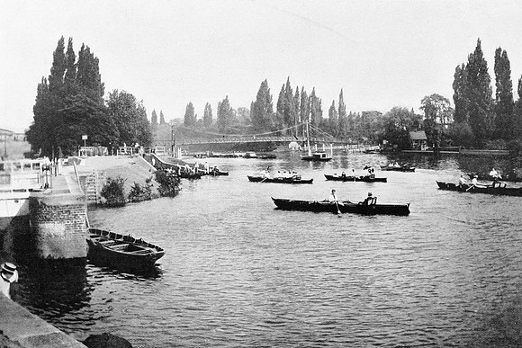 Teddington Lock 1890s