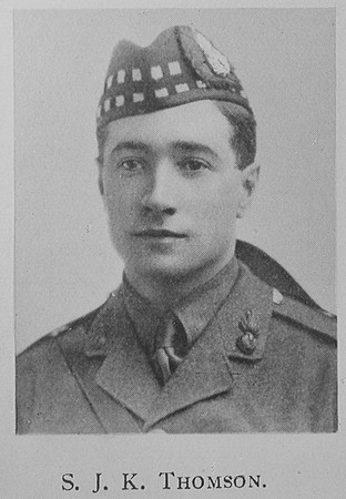 Thomson S J K 2nd Lt 1st Royal Scots Fusiliers