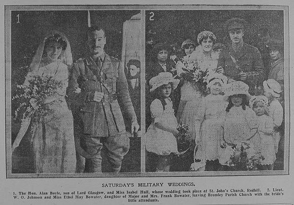 Boyle A The Hon 6th Royal Scots Fusiliers The Graphic 7th Feb 1916