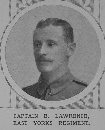 Lawrence B Captain East Yorkshire Regiment The Illustrated London News 14th Nov 1914