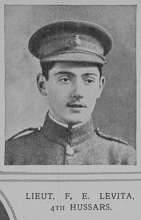 Levita F E Lt 4th Hussars The Illustrated London News 14th Nov 1914