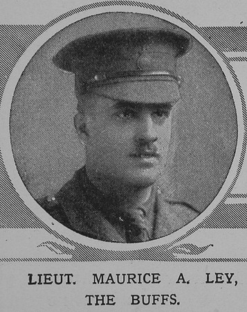 Ley M A Lt East Kent Regiment The Illustrated London News 21st Nov 1914