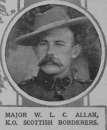 Allan W L C Major Kings Own Scottish Borderers The Illustrated London News 12th Dec 1914