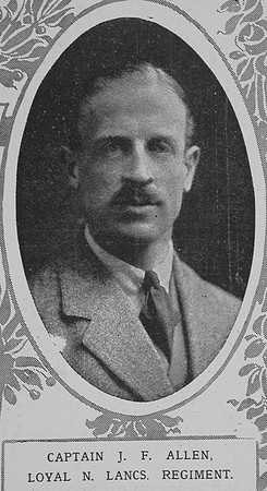 Allen J F Captain Loyal North Lancs Regiment The Illustrated London News 21st Nov 1914