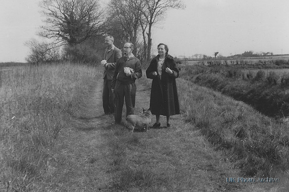 Primrosing (Picking Primroses) Canwick Lincolnshire Spring 1960