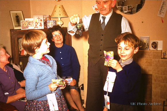 Opening Christmas Presents 1950s
