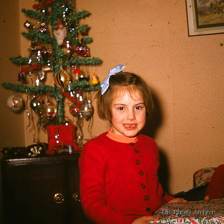 Opening Presents On Christmas Day 1950s
