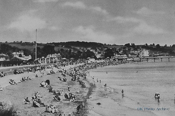 The Beach At Paignton 1920s