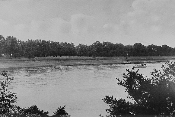 Battersea Park From The North Side 1940s