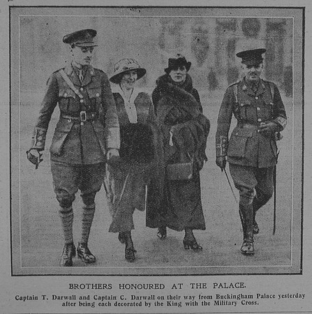 Darwell C Captain MC 3rd Somerset LI  Graphic 10th Feb 1916