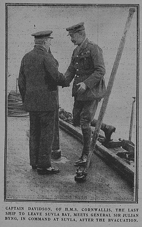 Davidson A Captain HMS Cornwallis Royal Navy Graphic 8th Feb 1916