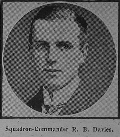 Davies R B Squad Comm VC DSO RNAS The Graphic 3rd Jan 1916