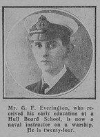 Everington G F Naval Instructor RN Graphic 10th Jan 1916