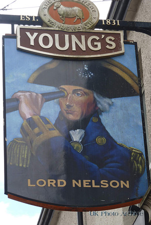 The Sign Of The Lord Nelson Lower Road Sutton