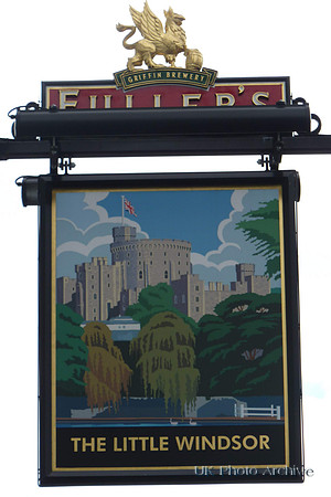 Sign Of The Little Windsor Greyhound Road Sutton