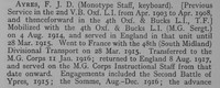 Ayres F J D CSM 5375336 4th Oxford And Bucks Light Infantry Part 1