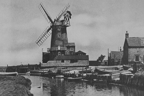 The Old Mill And Quay Cley-Next-The-Sea Norfolk 1930s