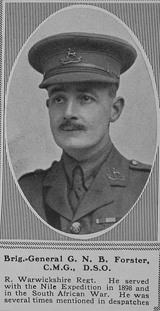 Forster G N B Brig Gen R Warwicks Regt The Sphere 27th July 1918