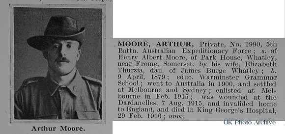 Moore A Pte 1990 5th Australian Imperial Force Obit