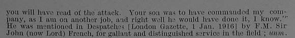 Waddell D A Lt 4th Gordon Highlanders Obit Part 2 De Ruvignys Roll Of Honour Vol 3