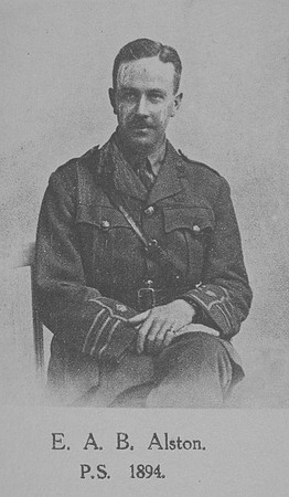 Alston E A B Lt Col Northamptonshire Regiment