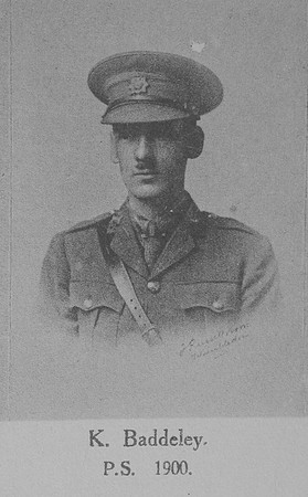 Baddeley K 2nd Lt 15th Hampshire Regiment