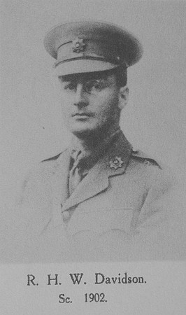 Davidson R H W 2nd Lt 8th Devonshire Regiment