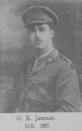 Jemmett G E 2nd Lt 13th London Regiment (Kensingtons)