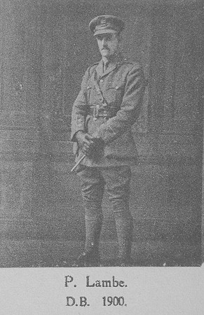 Lambe P Lt 6th East Kent Regiment