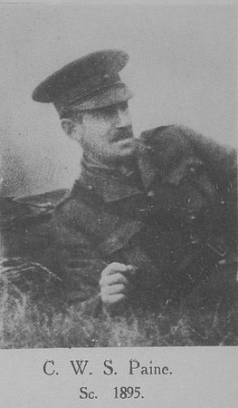Paine C W S Captain Hood Bn. R.N. Div Royal Marine Light Infantry