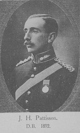 Pattisson J H Major Royal Field Artillery