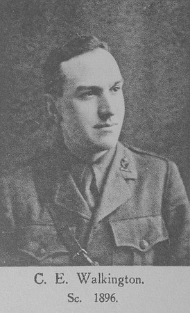 Walkington C E Captain 2nd Royal Irish Rifles