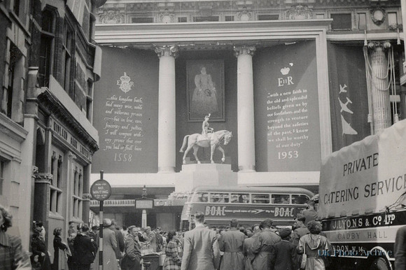 Selfridges Decorated For The Queens Coronation 1953