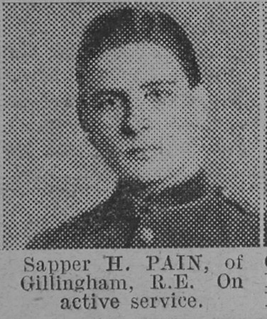 Pain H Sapper Royal Engineers The Vivid 27th Feb 1915