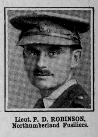 Robinson P D Lt Northumberland Fusiliers