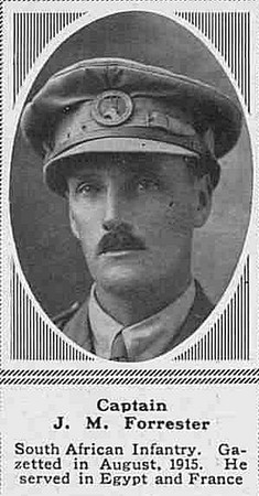 Forrester J M Captain South African Infantry The Sphere 6th Jan 1917