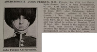 Abercrombie J F Pte MM 1st Scots Guards Obit