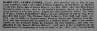 Bagguley J L Lt 13th Durham Light Infantry Obituary Part 1 De Ruvignys Roll Of Honour Vol 5