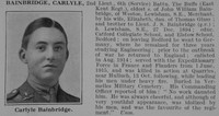 Bainbridge C 2nd Lt 6th East Kent Regiment Obit De Ruvignys Roll Of Honour Vol 5