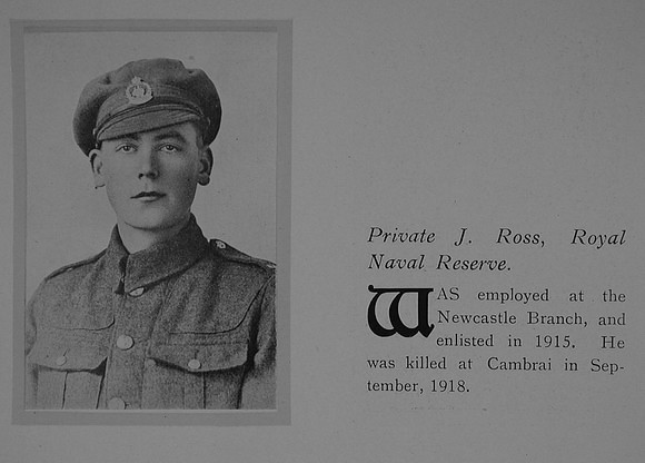 Ross J AB Z/4522 Drake Bn Royal Naval Volunteer Reserve General Electric Company Roll Of Honour
